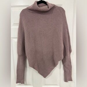 Shein Women's Mauve Turtleneck Sweater